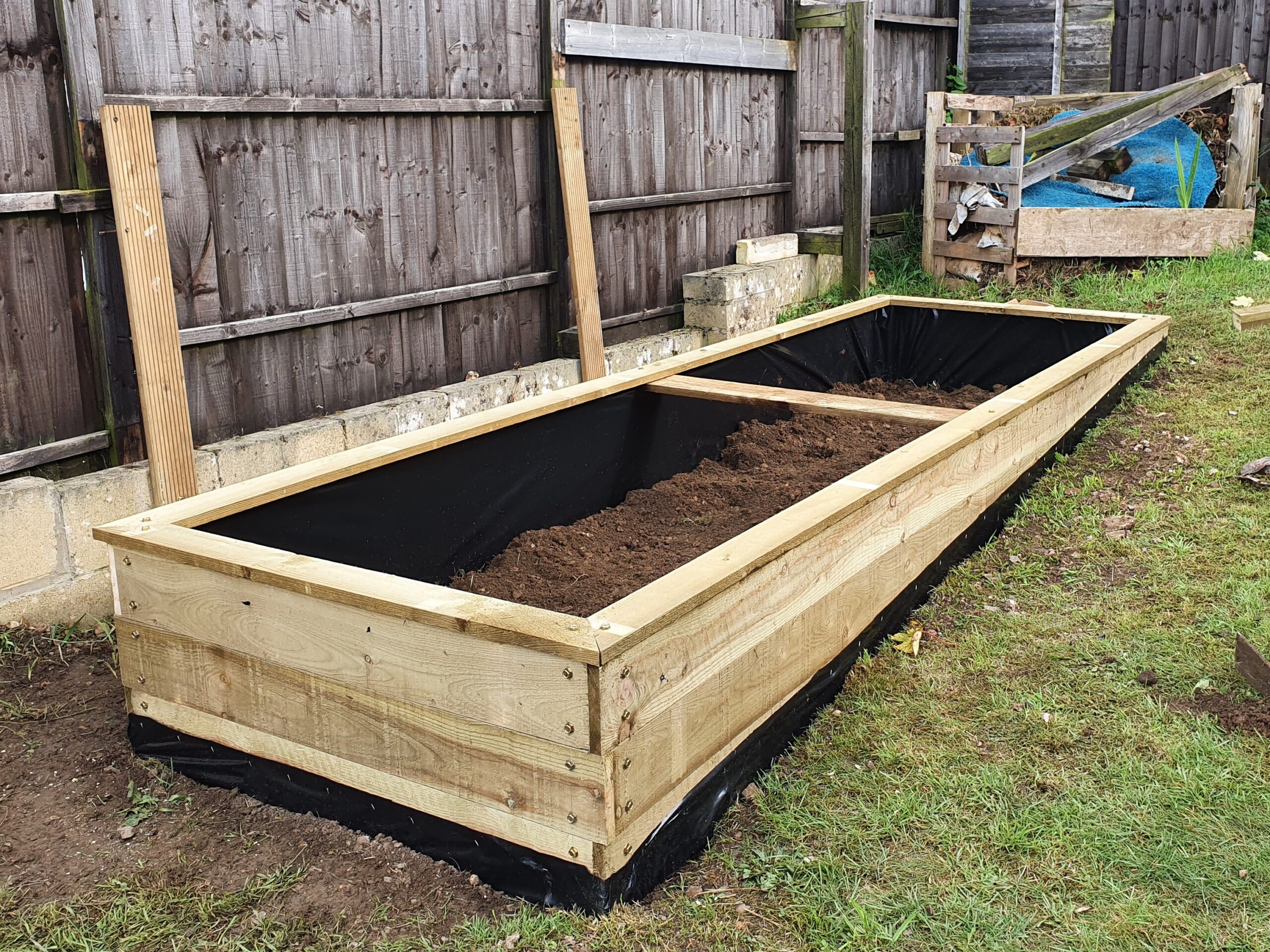 finished raised bed